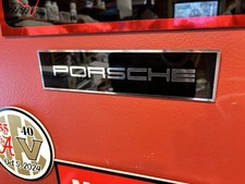 Porsche Sign On Mirror Black Acrylic Many Sizes Colors Handmade In The Usa