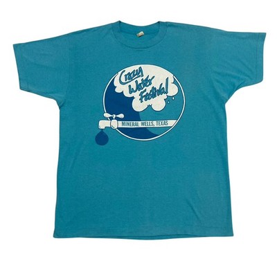 VTG Mineral Wells Texas Crazy Water Festival T-shirt L Single Stitch Made In USA