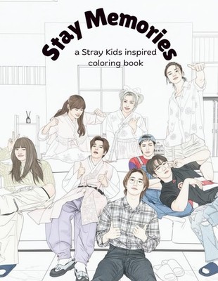 Stay`s Memories; Stray Kids inspired Coloring Book