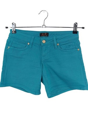 SEVEN7 Jeansshorts Damen Kurze Hose Gr. DE 34 hellblau Casual-Look
