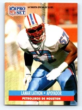 1991 Pro Set Spanish #87 Lamar Lathon Fresh Break EX-EXMINT
