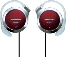 Panasonic Clip Earphone Headphone Red RP-HZ47-R New Japan