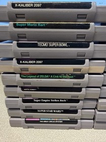SINGLE Super Nintendo SNES Video Games Pick a Title **CLEANED,TESTED,AUTHENTIC**