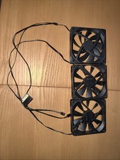 NZXT RF-AF12C-XZ 120mm Black PC Case Cooling Fans Lot of 3 Non-RGB