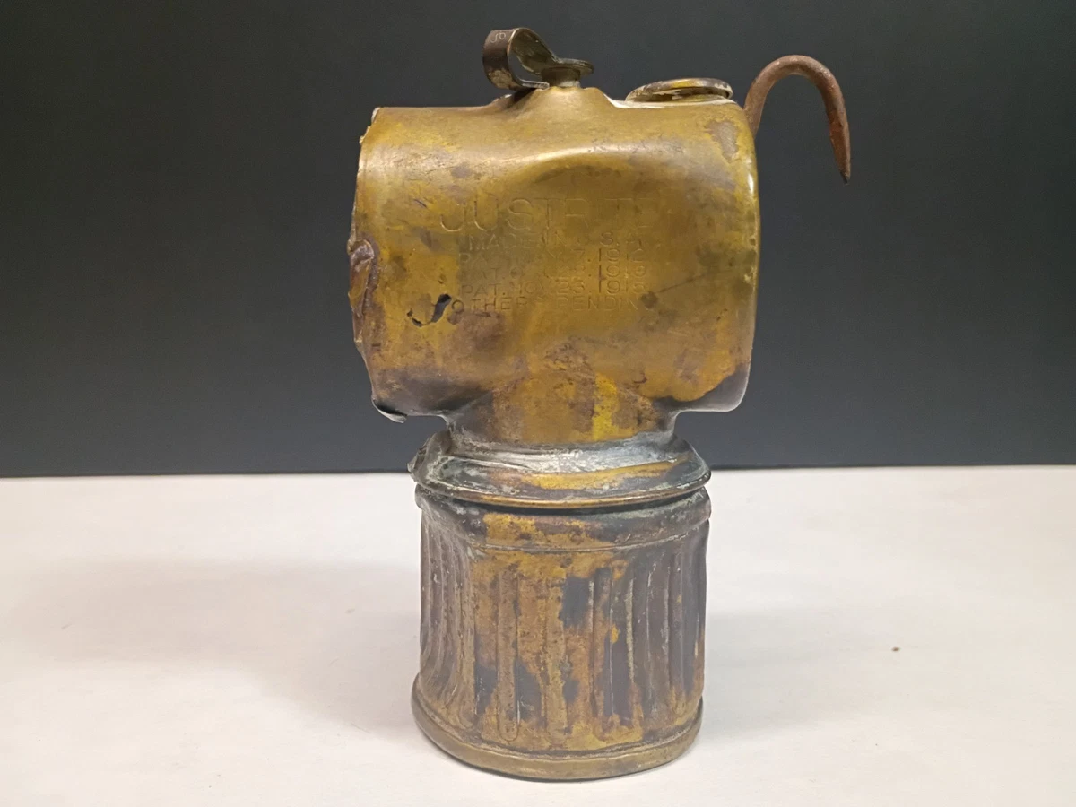 Justrite Carbide Lamp Collectible Mining Equipment for sale | eBay