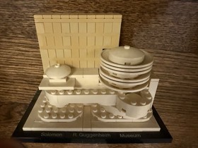 LEGO Architecture 21004 Guggenheim Museum & Empire State 77pc No Box Manual