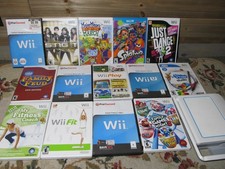 Nintendo Wii Game Lot 14 GAMES Drawing Pad And Udraw Tested 7 have Manuals