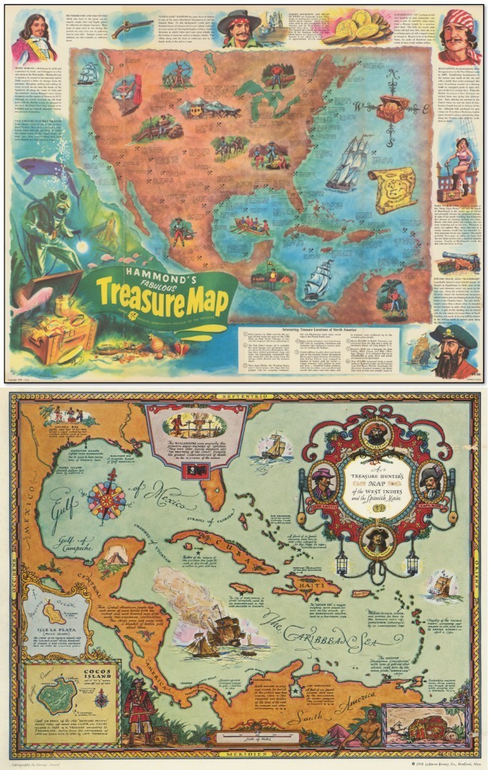 Treasure Hidden Buried Pirate Sunken Shipwreck Lost Mines - 38
