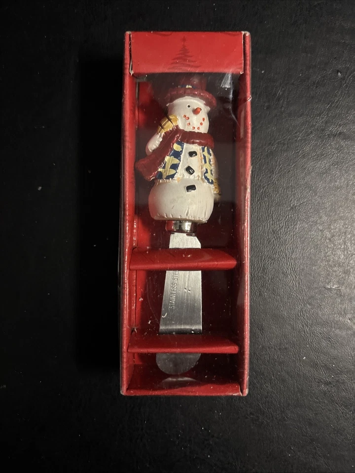 Juego de 3 esparcidores de queso/mantequilla de acero inoxidable para Navidad Foto 4 de 4