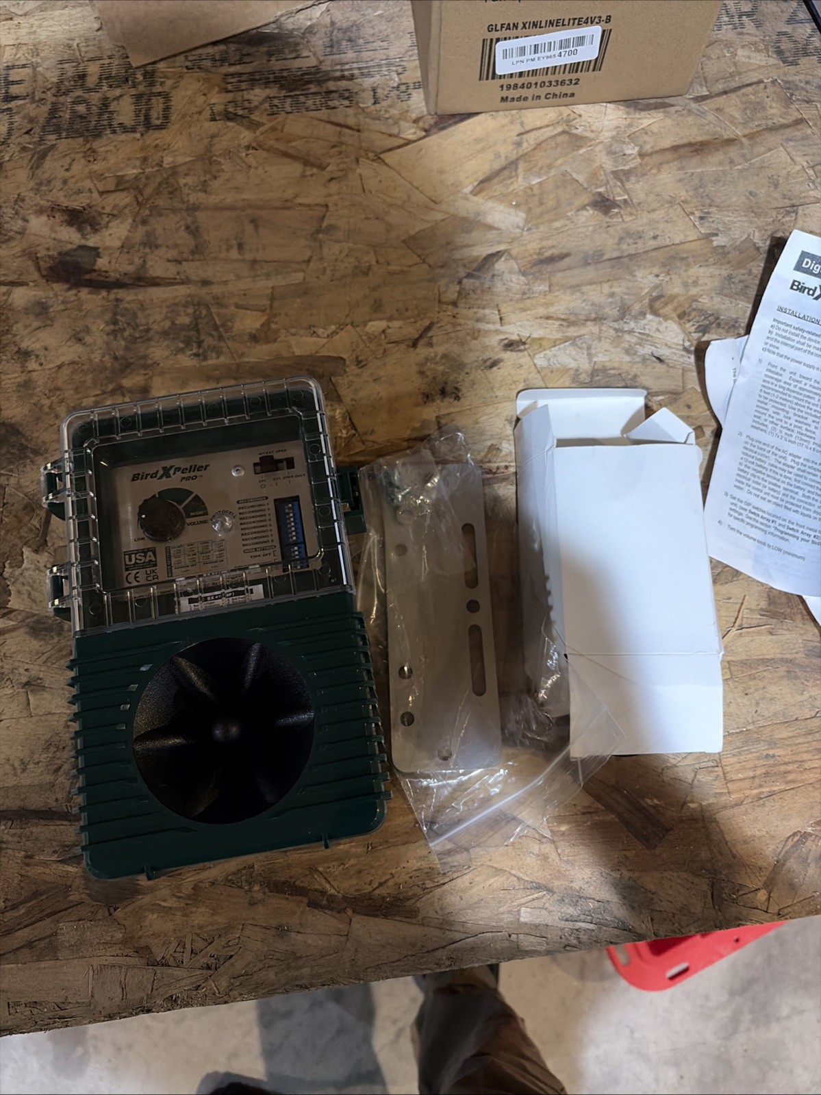 Bird-X Bxp-Pro 2 Xpeller 110V Electronic Bird Repeller New In Box Open Box