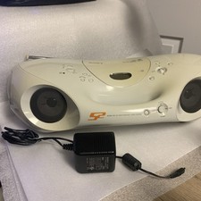 Sony ZS-XN30 AM/FM Portable Radio CD Player MP3 Boombox Tested Works