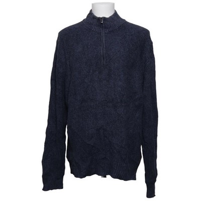 Calvin Klein, Strickpullover, Größe: XXL, Blau, Baumwolle, Rippenstrick #ip4