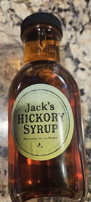 Hickory Syrup From Scratch 8oz From Lincoln City Oregon By Giant Jack Creations 
