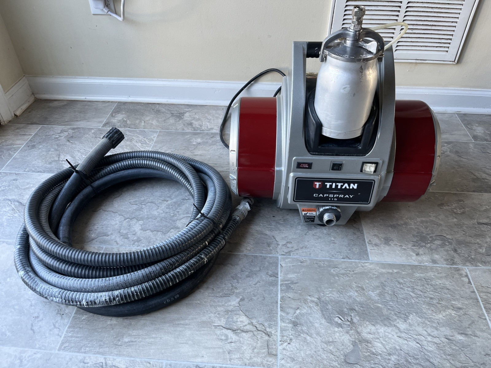 Cup Fed Hose Spray Gun **read**