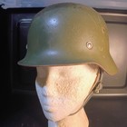M40 Helmet With Liner & Chinstrap Cold War Made In Germany For Finland Military  — photo 4
