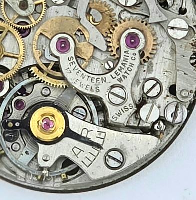LEMANIA 1275 CHRONOGRAPH MOVEMENT comes with Kif shock protection dial and hands