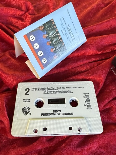 DEVO * FREEDOM OF CHOICE * CASSETTE TAPE 1980 ELECTRONIC SYNTH-POP Warner Bros - Picture 4 of 5