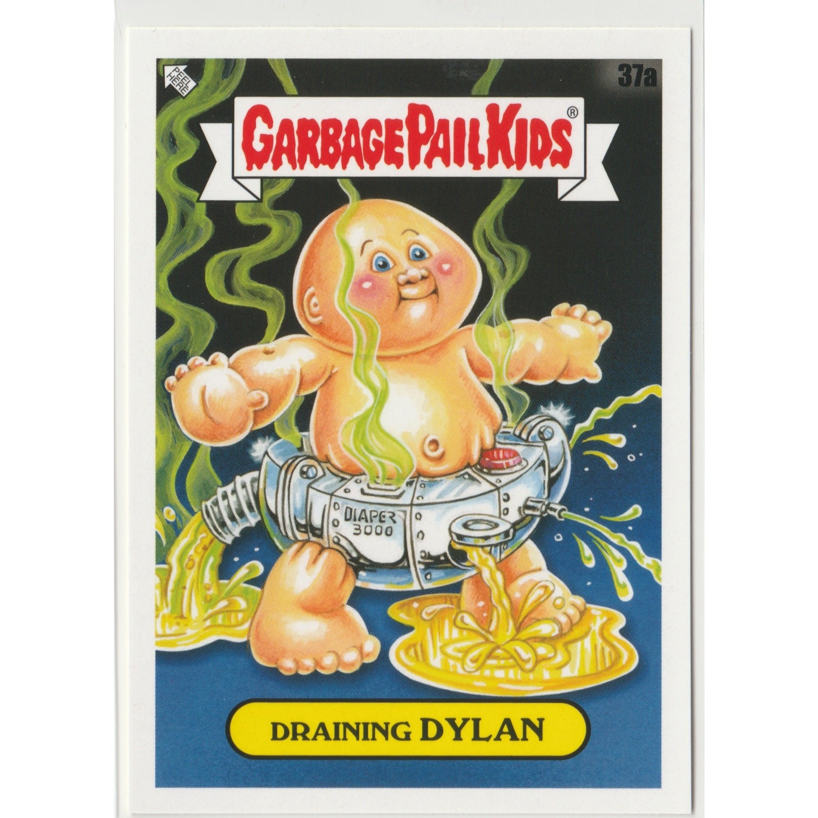 Draining Dylan #37a Garbage Pail Kids GPK 35th Anniversary 2020 Series Card  