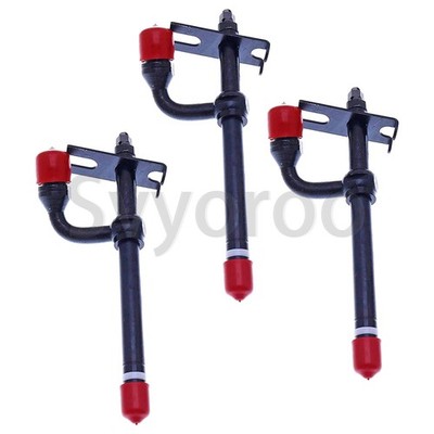 3× Fuel Injector AR89564 For John Deere 820 830 1020 1030 1120 1520 2020 2550