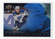 2025-26 Upper Deck Series 1 Compositions CMP-28 Robert Thomas Blues