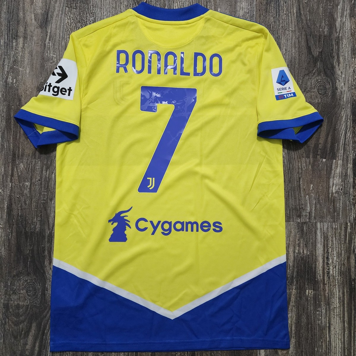 2022 Adidas Juventus Third Soccer Jersey Cristiano Ronaldo Men M