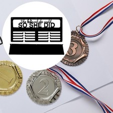 Medal Hanger Display Rack Plaques Hanger Sturdy Wall Organizer Metal Medal