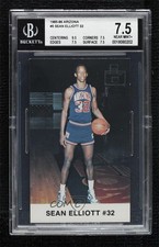 1985-86 Arizona Wildcats Police Sean Elliott BGS 7.5 0q3