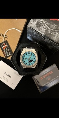 Casio G-Shock GM-2100 Metall Blau - CasiOak - Box & Zubehör