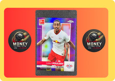 2020-21 Topps Chrome Bundesliga — Yussuf Poulsen /299 — Purple Refractor — RB Le