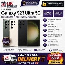 Teléfono Samsung Galaxy S23 Ultra 5G – 256 GB Desbloqueado Android – Perfecto Estado