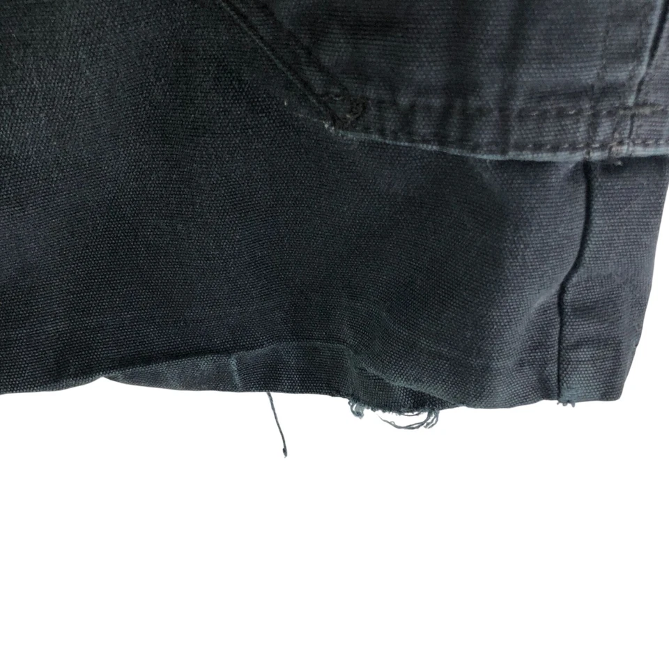 Pantalones cortos cargo negros Wrangler Workwear para hombre talla 36 mezcla de algodón Foto 3 de 4