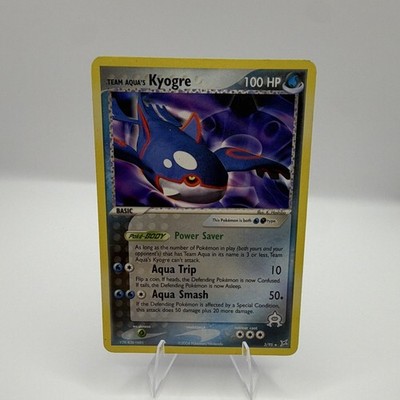 Pokémon TCG Team Aqua's Kyogre 3/95 Team Magma vs Team Aqua Holo Rare 100 HP