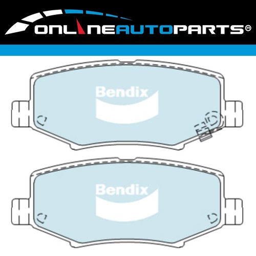 Bendix 4WD Rear Disc Brake Pad Set for Jeep Wranger JK 2.8L 3.8L 2007~2018 - Picture 3 of 4