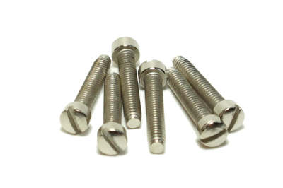 Humbucker P90 Fillister Pole Screws Nickel plated Qty 6