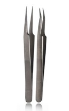 Eyelash Extension Vetus Pro Straight Semi Curved Tweezers 5A-SA, 5B-SA