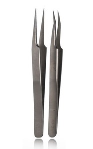 Pinzas De Extensión De Pestañas Vetus Con Punta Recta, 1 Unidad - Foto 3