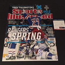 Ryan McDonagh Rangers Signed Auto SI Cover 11x14 PHOTO PSA/DNA COA