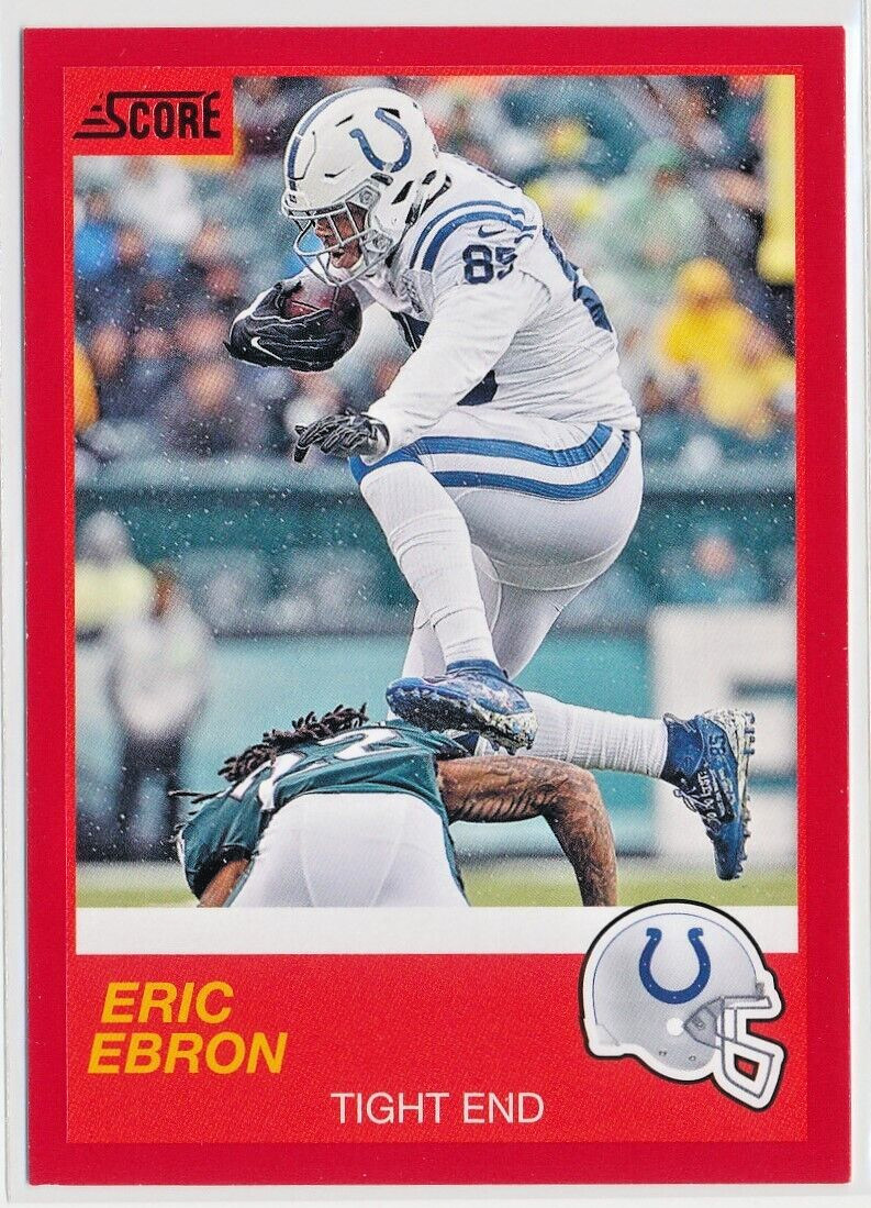2019 Panini Score - Eric Ebron - Indianapolis Colts - RED - #58