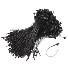 Snap Lock Pins Loop Price Tag Fastener Plastic Tags Ties black 3 inch 2000pcs