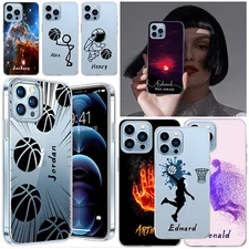 Boys Sport Personalised Case For iPhone 14 Pro Max 13 15 16e 17 Air Phone Cover