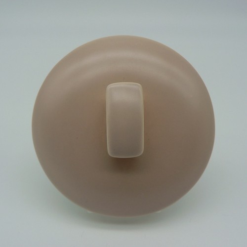 POOLE POTTERY PEACH BLOOM & MIST BLUE COVERED SUGAR BOWL C100 TWINTONE PERFECT - Picture 15 of 16
