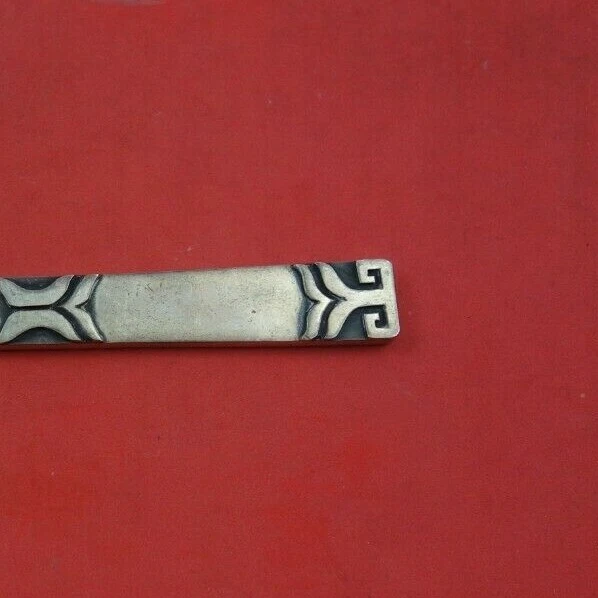 Aztec by Pedro Castillo Mexican Sterling Silver Butter Spreader Flat Handle 5" - Image 3 of 3