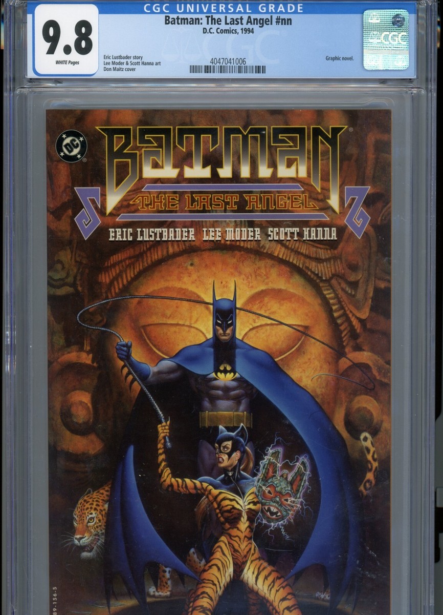 BATMAN THE LAST ANGEL MT 9.8 CGC GRAPHIC NOVEL WHITE PAGES