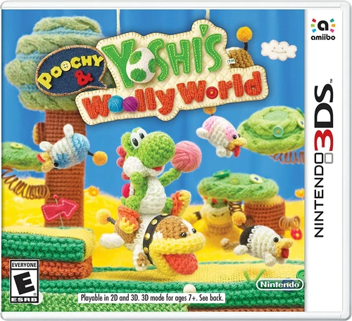 3DS Poochy & Yoshi's Woolly World - Nintendo 3DS Brand New - World Edition