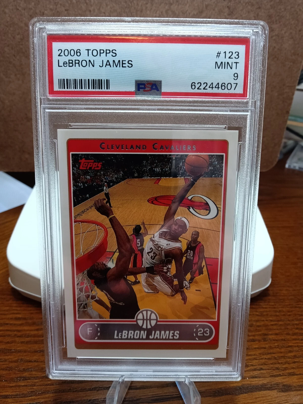 Lebron James trading card