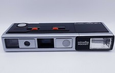 Vintage Minolta Pocket Autopak 450E Pocket 110 Film Camera binP AS IS UNTESTED