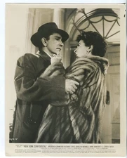 New York Confidential 8"x10" B&W Promo Still Richard Conte Anne Bancroft FN