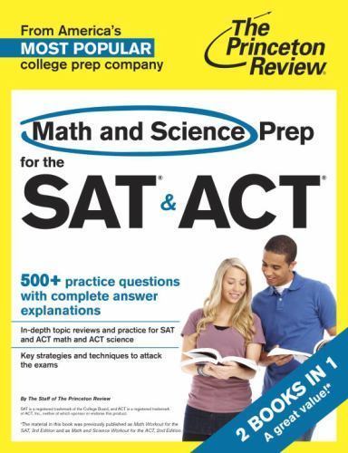 College Test Preparation Ser.: Math and Science Prep for the SAT and ...