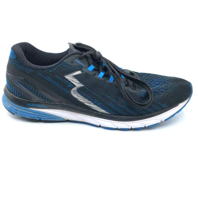 361 Degrees Mens Strata 3 Running Shoes Black Blue Y901-0999 Low Top Lace Up 11M