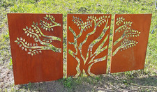 Edelrost Sichtschutzwand Gartendeko rost  ähnlich Cortenstahl windschutz deko